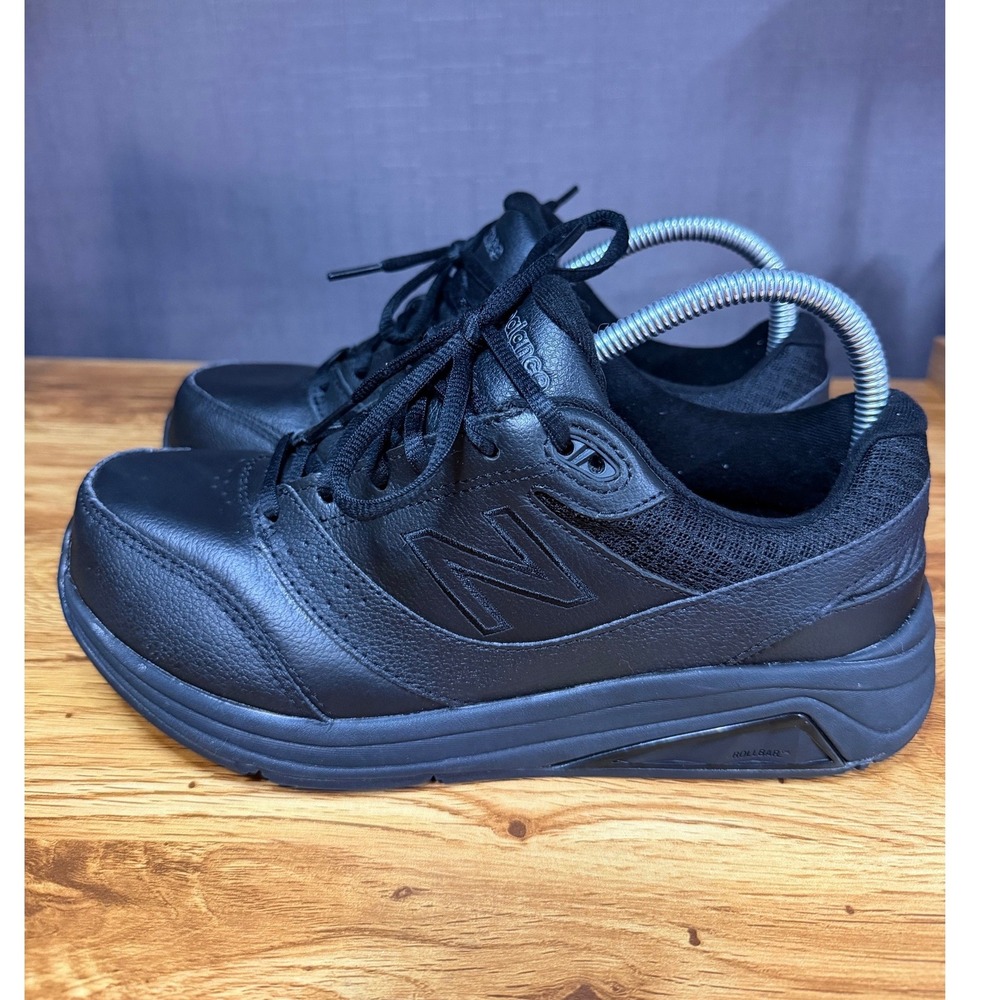 New Balance 928v3 Women's 7.5 D Wide Black Leather Walking Shoes